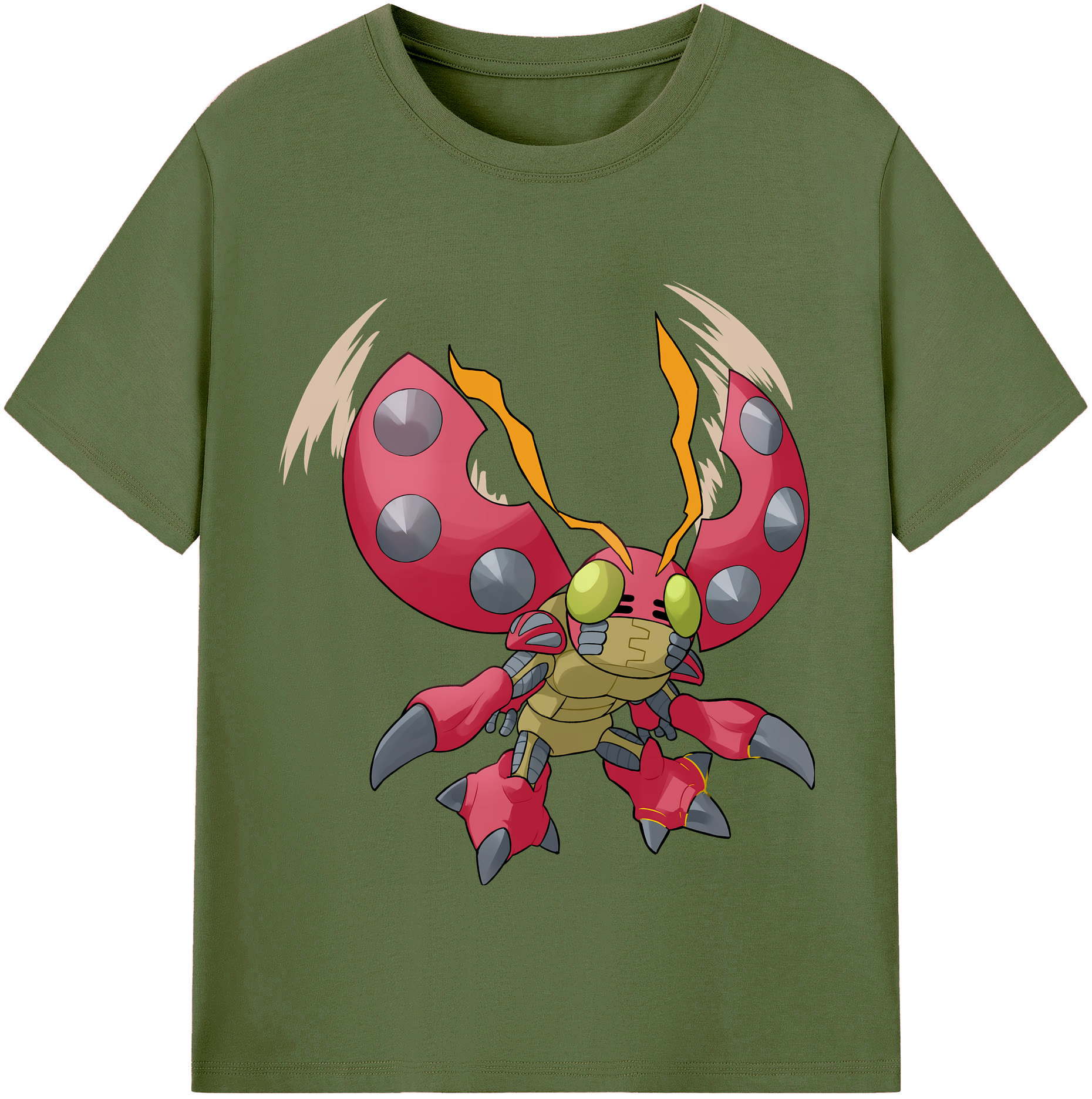 （画像用） Digimon デジタルモンスター/デジモン 綿100％半袖Tシャツ（フロントプリント）